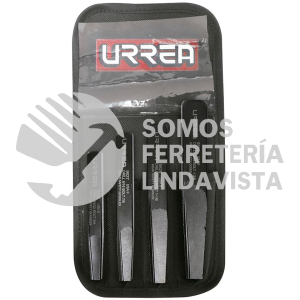 9501A JUEGO DE EXTRACTOR RECTOS PARA TORNILLOS Y TUBO, 4 PIEZAS URREA