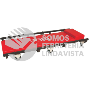 9995 CAMA PARA MECANICO ACOLCHONADA, 4 RUEDAS GIRATORIAS, 40" URREA