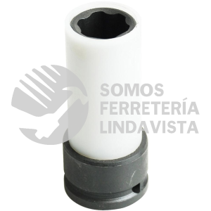 7521MFP DADO DE IMPACTO LARGO METRICO CUADRO DE 3/4", CON PROTECCION NYLAMID, 21 MM URREA