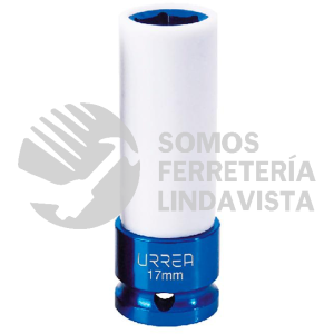 7317MP DADO DE IMPACTO METRICO CUADRO DE 1/2" CON PROTECCION NYLAMID, 17 MM URREA