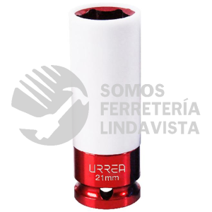 7321MP DADO DE IMPACTO METRICO CUADRO DE 1/2" CON PROTECCION NYLAMID, 21 MM URREA