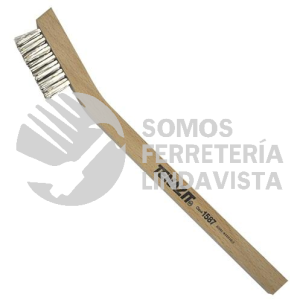 1587 CEPILLO MANUAL INOXIDABLE CON MANGO DE MADERA (7-3/4"X7/16") TENAZIT