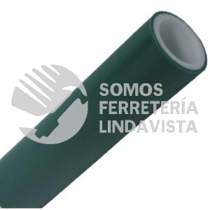 25336 TUBO 1/2", 20 MMX4M TERMOFUSIONABLE VERDEPLUS