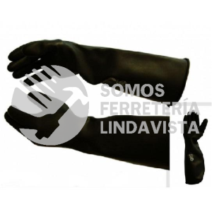 450-9 GUANTE NEGRO DE SEGURIDAD PARA ACIDO TALLA 9 LONGITUD 450MM ADEX