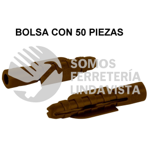 44200 TAQ-5/16P BOLSA CON 50 TAQUETES DE PLASTICO 5/16" FIERO