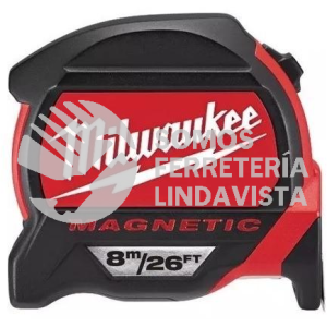 48-22-7725 FLEXOMETRO MAGNETICO 8M/26" CON TOPE ANTIGOLPE MILWAUKEE