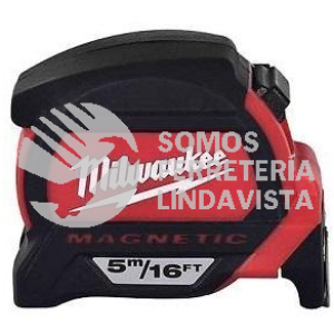 48-22-7716 FLEXOMETRO MAGNETICO CON TOPE ANTIGOLPE 5M/16" MILWAUKEE