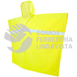 137619 PONCHO IMPERMEABLE CON CINTAS REFLEJANTES UNITALLA SURTEK