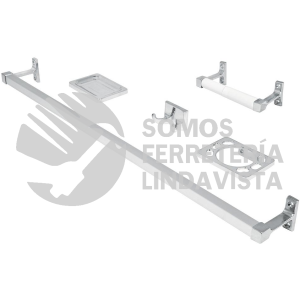 49607 A-900 JUEGO DE 5 ACCESORIOS PARA BAÑO METALICOS FOSET