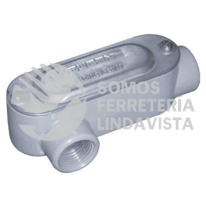 E254321 ELECTRO REGISTRO OVALADO "L" CONDULET 3/4" (19MM) COOPER CROUSE-HINDS