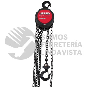 42300 POLIPASTO MANUAL 1 RAMAL 0.5 TON, CADENA 3 M URREA