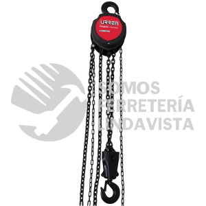42303 POLIPASTO MANUAL 2 RAMALES 3 TON, CADENA 3 M URREA