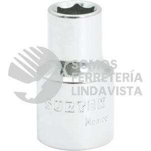 F5813HM DADO METRICO CUADRO DE 1/2", 6 PUNTAS, 13 MM SURTEK