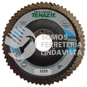 2229 DISCO LAMINADO FLEXI-LAM GRANO 60 (4-1/2"X7/8") TENAZIT