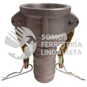 750200315121 CONEXION RAPIDA ALUMINIO TIPO C 4" CON ESPIGA HEMBRA USALOCK