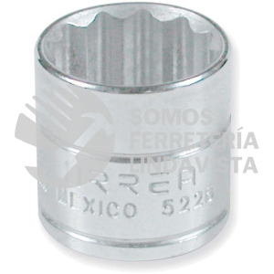 5225 DADO ENTRADA 3/8" 12PTAS 25/32" URREA