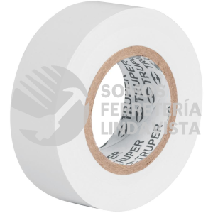 13515 M-22B CINTA DE AISLAR DE 9 M X 19 MM BLANCA TRUPER