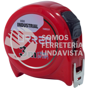 1583LH FLEXOMETRO CON CARCASA DE PLASTICO 3 M X 19 MM EN BLISTER URREA