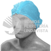 137286 COFIA DESECHABLE AZUL 21" CAJA ( 100 PIEZAS) SURTEK