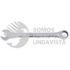 1220MCM LLAVE COMBINADA PULIDO ESPEJO DE MATRACA METRICA, 12 PUNTAS, 20 MM URREA