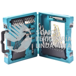 D-36980 JUEGO DE 34 ACCESORIOS MULTIPROPOSITO BROCAS Y PUNTAS MAKITA