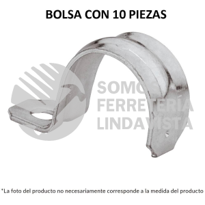 46921 AU-3/4 BOLSA CON 10 ABRAZADERAS 3/4" TIPO UÑA PARA TUBO VOLTECK