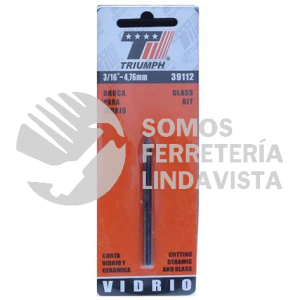 39112 BROCA PARA VIDRIO Y CERAMICA 3/16" TRIUMPH