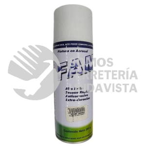 800 PINTURA EN AEROSOL BLANCO BRILLANTE 265G ANTICORROSIVO FAM
