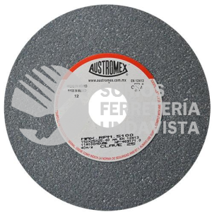 25 RUEDA ABRASIVA VITRIFICADA PARA ESMERILADO DE METAL TIPO 1 GRANO 100 (6"X1"X1") AUSTROMEX