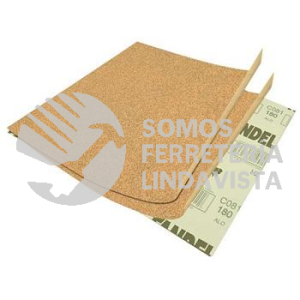00046 C081 HOJA DE LIJA PARA MADERA GRANO 100 9"X11" FANDELI