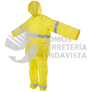 137618 IMPERMEABLE CON CINTAS REFLEJANTES EG, 2 PIEZAS SURTEK