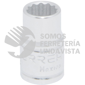 5207M DADO CUADRO DE 3/8", 12 PUNTAS, METRICO, 7 MM URREA
