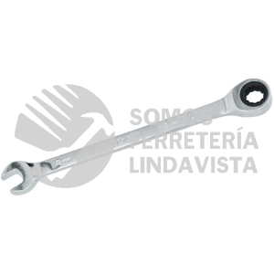 100579 LLAVE COMBINADA PULIDO ESPEJO DE MATRACA METRICA, 12 PUNTAS, 9MM SURTEK