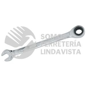 100581 LLAVE COMBINADA PULIDO ESPEJO DE MATRACA METRICA, 12 PUNTAS, 11MM SURTEK