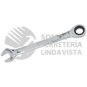 100586 LLAVE COMBINADA PULIDO ESPEJO DE MATRACA METRICA, 12 PUNTAS, 16MM SURTEK