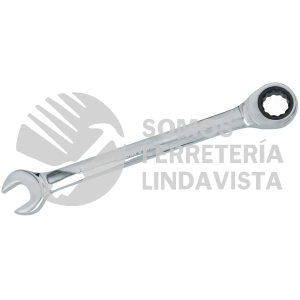 100591 LLAVE COMBINADA PULIDO ESPEJO DE MATRACA METRICA, 12 PUNTAS, 22MM SURTEK