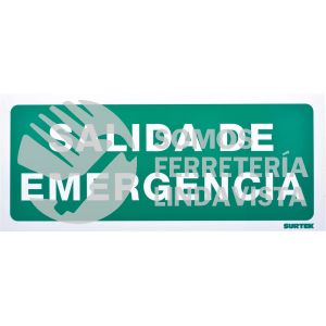 SES3 SEÑAL "SALIDA DE EMERGENCIA" SURTEK