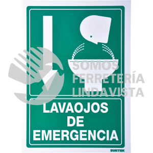 SES7 SEÑAL "LAVA OJOS DE EMERGENCIA" SURTEK
