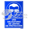 SES20 SEÑAL "USO OBLIGATORIO DE LENTES DE PROTECCION" SURTEK