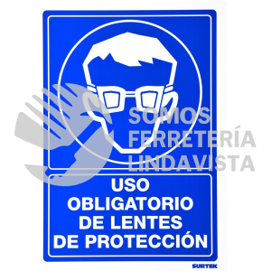 SES20 SEÑAL "USO OBLIGATORIO DE LENTES DE PROTECCION" SURTEK