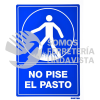 SES23 SEÑAL "NO PISE EL PASTO" SURTEK