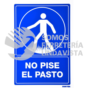 SES23 SEÑAL "NO PISE EL PASTO" SURTEK