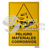 SES29 SEÑAL "PELIGRO MATERIALES CORROSIVOS" SURTEK