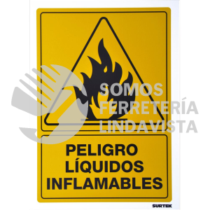 SES32 SEÑAL "PELIGRO LIQUIDOS INFLAMABLES" SURTEK