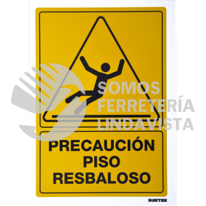 SES33 SEÑAL "PRECAUCION PISO RESBALOSO" SURTEK