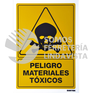 SES35 SEÑAL "PELIGRO MATERIALES TOXICOS" SURTEK