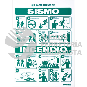 SES49 SEÑAL "SISMO/INCENDIO" SURTEK