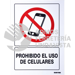 SES51 SEÑAL "PROHIBIDO EL USO DE CELULARES" SURTEK