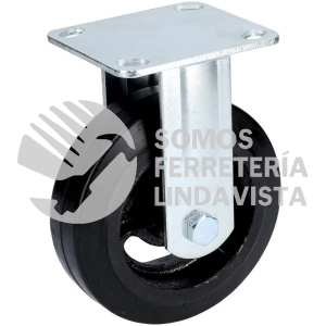 RH15F RODAJA DE HULE FIJA 6" SURTEK