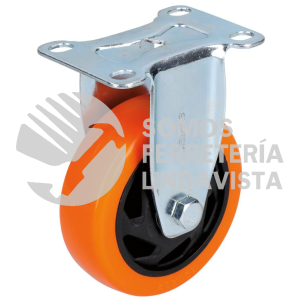 RV5F RODAJA DE PVC NARANJA FIJA 2" SURTEK